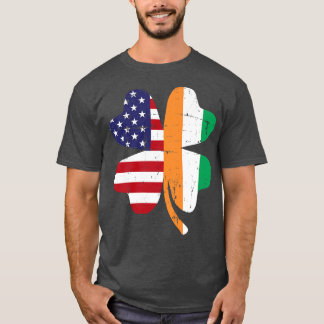 T-shirt Shamrock USA Irlande Jour de la Saint Patrick