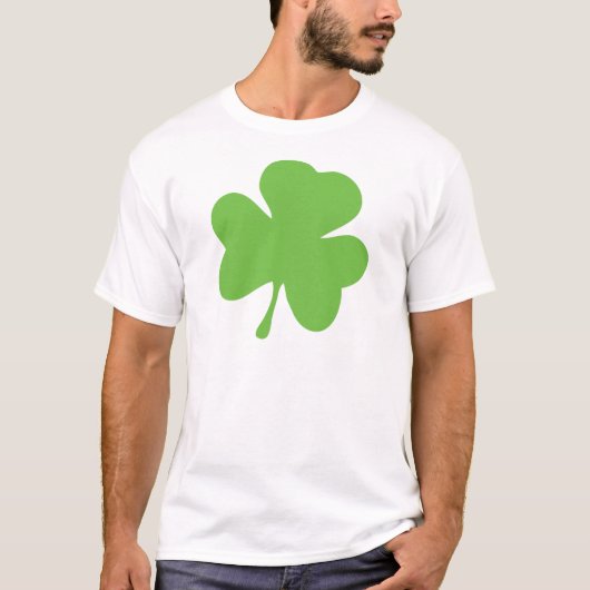 T-shirt shamrock vert (Devant)