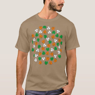 T-shirt Shamrock Vert Blanc Orange