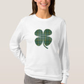 T-shirt Shamrock vert plaid (Devant)