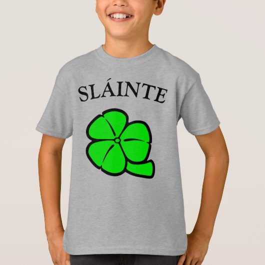 T-shirt Shamrock vert Saint Patrick's Day Floral Art (Devant)