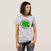 T-shirt Shamrock vert Saint Patrick's Day Floral Art (Devant entier)