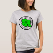 T-shirt Shamrock vert Saint Patrick's Day Floral Art (Devant)