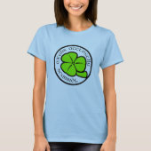 T-shirt Shamrock vert Saint Patrick's Day Floral Art (Devant)