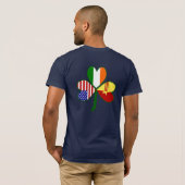 T-shirt Shamrock VietnamUnity (Dos entier)
