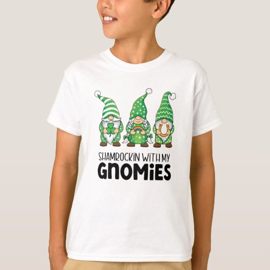 T-shirt Shamrockin avec mes génomes irlandais mignons (Devant)