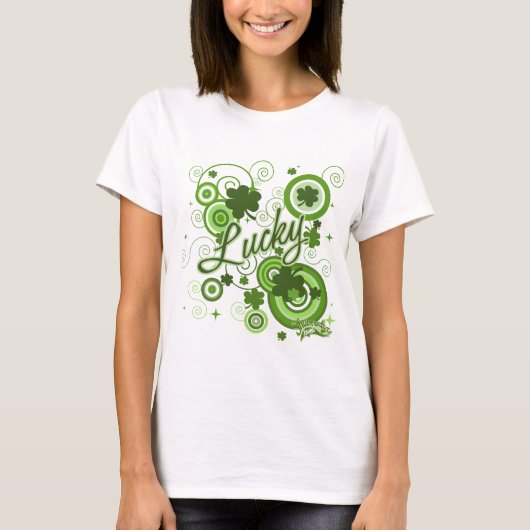 T-shirt Shamrocks chanceux (Devant)