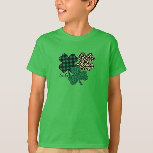 T-shirt Shamrocks chanceux ! (Devant)