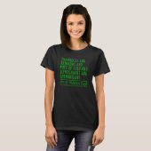 T-shirt Shamrocks Et Arcs-En-Ciel Et Pot D'Or Irlandais St (Devant entier)