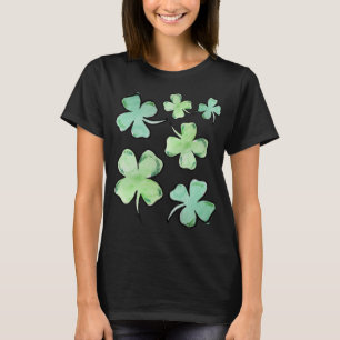 T-shirt Shamrocks irlandais chanceux pour la Saint-Patrick