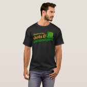 T-shirt Shamrocks, tirs et shenanigans (Devant entier)