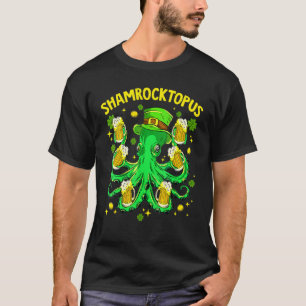 T-shirt Shamrocktopus Funny Octopus Leprechaun St patrick
