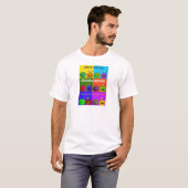 T-shirt Shana Tova - style mignon d'art de bruit d'Apple, (Devant entier)
