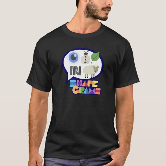 T-shirt Shapegrams Eye Bee Leaf In Ewe (Devant)