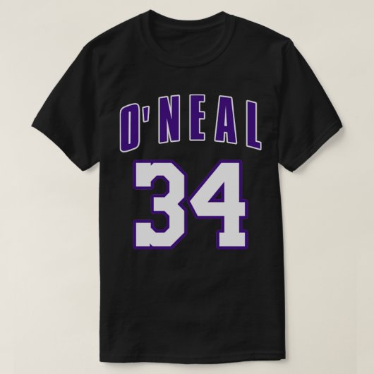 T-shirt Shaquille ONeal Jersey Jaune (Design devant)