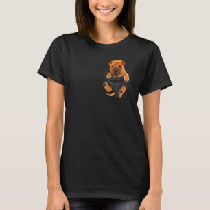 T-shirt Shar Pei Dans Votre Pochette Pour Shar Pei
