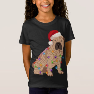 T-Shirt Shar Pei Feux de Noël Amoureux des chiens de Noël