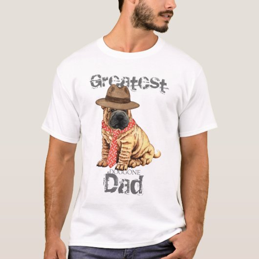 T-shirt Shar-Pei Papa (Devant)