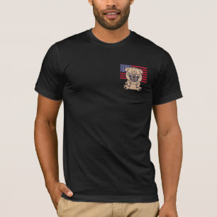 T-shirt Shar Pei Propriétaire 4 juillet Patriotique Usa Am