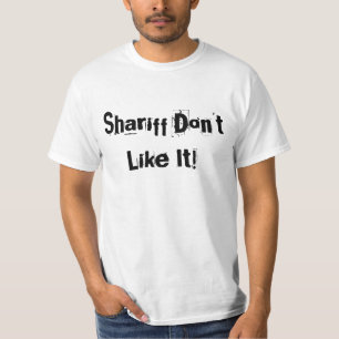 T-shirt Shariff ne l'aiment pas !