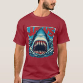 T-shirt Shark Bite Jaws (Devant)
