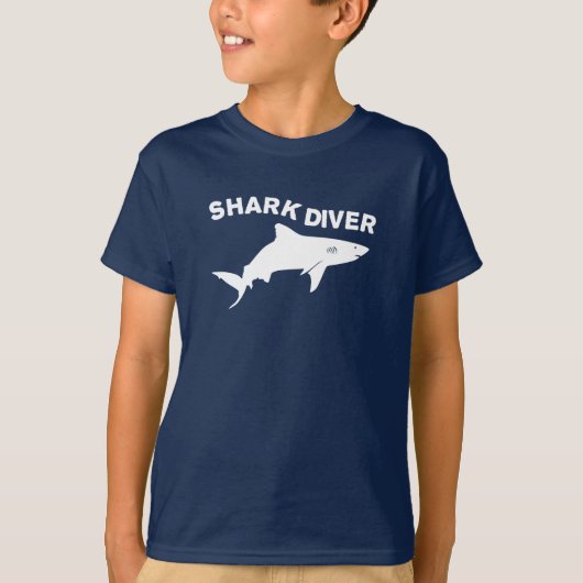 T-shirt Shark Diver (Devant)