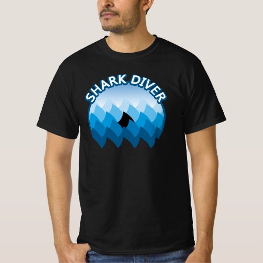 T-shirt Shark Diver (Devant)