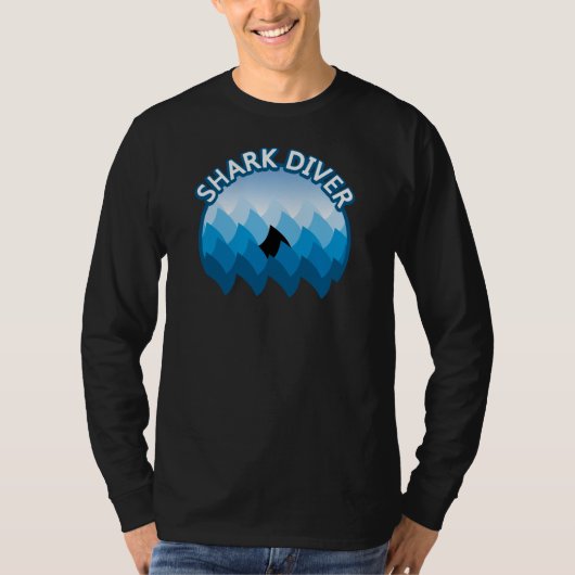 T-shirt Shark Diver (Devant)
