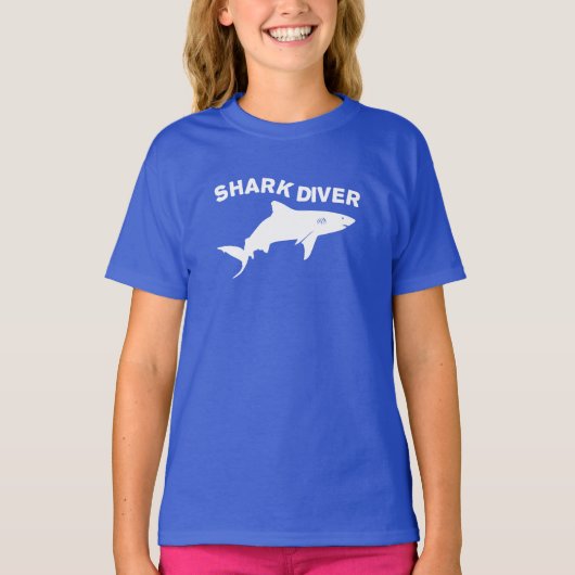 T-shirt Shark Diver (Devant)