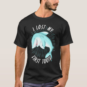 T-shirt Shark First Tooth Lost Marine Biologistes Vêtement