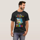 T-shirt Shark Goodbye Kindergarten Graduation Bonjour 1er  (Devant entier)