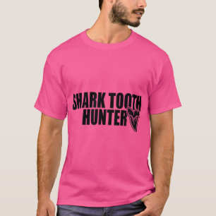 T-shirt Shark the Hunter Shark Paléontology Tooth Hunter