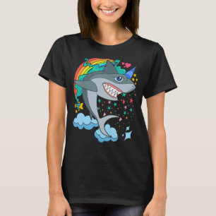 T-shirt Sharkicorn Arc-en-ciel Imaginaire Créateur Animal