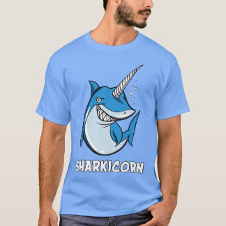 T-shirt Sharkicorn Shark Unicorn Océan Imaginaire drôle fi