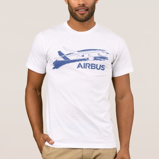 T-shirt Sharklet Airbus a320 (Devant)