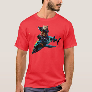 T-shirt Sharks Uber Feline Edition