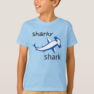 T-shirt Sharky Shark Light Blue Boys