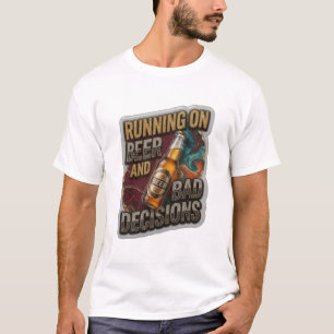 T-shirt Sharp EN COURS D'ALCOOL ET MAUVAISES DÉCISIONS