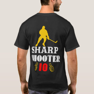T-shirt 🏆 👍 Sharp Shooter 10 American Men's Classic Basi