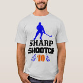 T-shirt 🏆 👍 Sharp Shooter 10 American Men's Classic Basi (Devant)