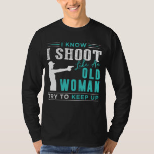 T-shirt Sharpshot Diva : Continuez avec mon Hilariablement