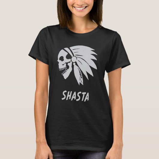 T-shirt Shasta Amérindien Né Liberté Evil Sk (Devant)