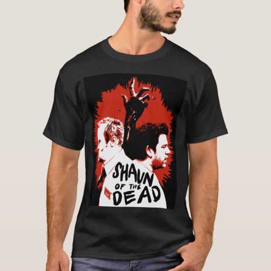 T-shirt Shaun of the dead Poster funny friend (Devant)