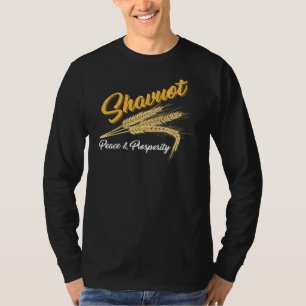 T-shirt Shavuot Peace And Prosperity Shavuot Fête De La Se