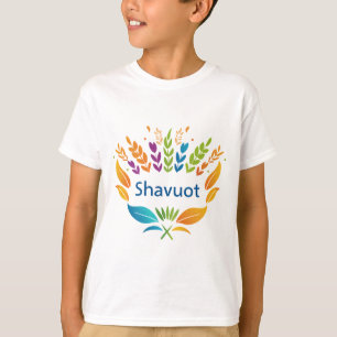 T-shirt Shavuot - Symbole Shavuot avec blé coloré