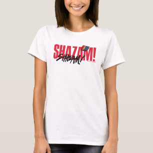 T-shirt SHAZAM ! Furie des dieux   Logo des boulons arc-en