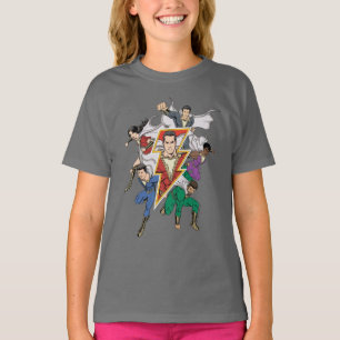 T-shirt SHAZAM ! graphique de famille de Shazam