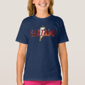 T-shirt SHAZAM ! | Logo théâtral (Devant)