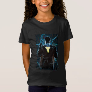 T-Shirt SHAZAM !   Shazam et typographie de foudre de