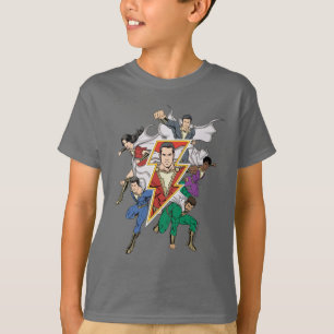 T-shirt SHAZAM ! Shazam Family Graphic